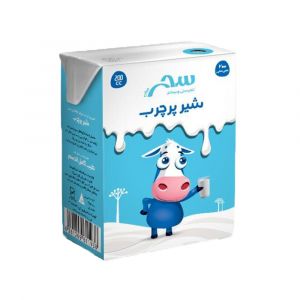 شیر استریل پرچرب ٪۳ سحرسان 200 میلی لیتری
